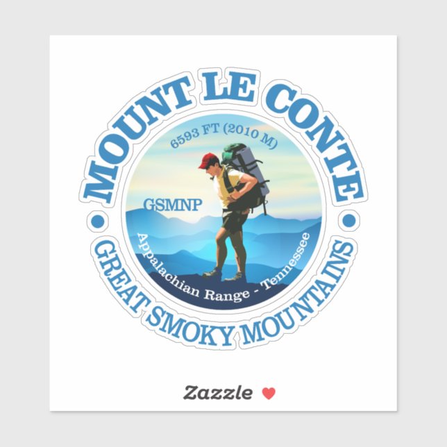 Mount Le Conte (C) Sticker (Sheet)