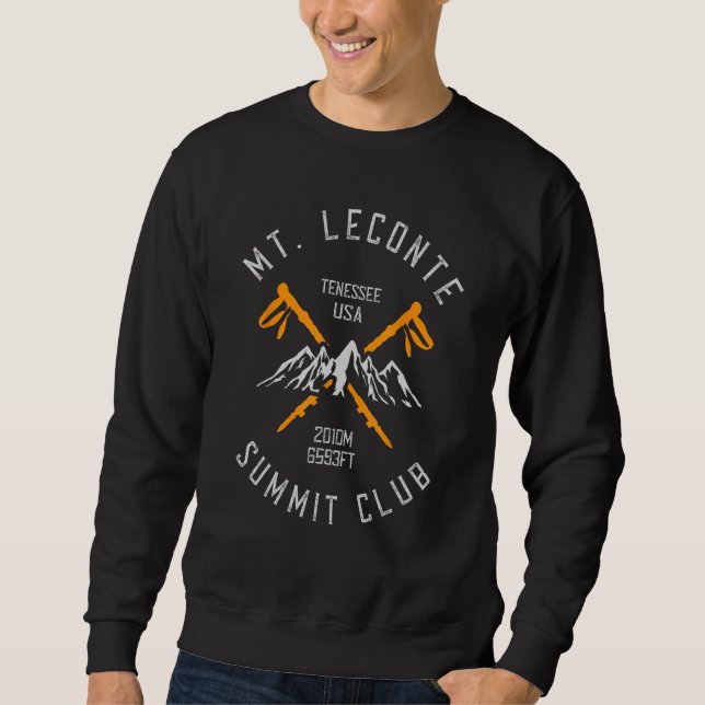 Mount LeConte Mountain Hiker Hiking Sweatshirt (Front)