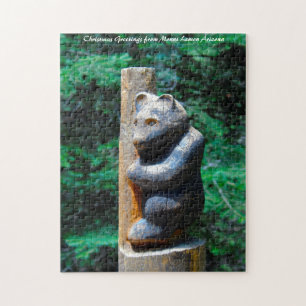 Mount Lemmon Arizona. Christmas Greetings Jigsaw Puzzle