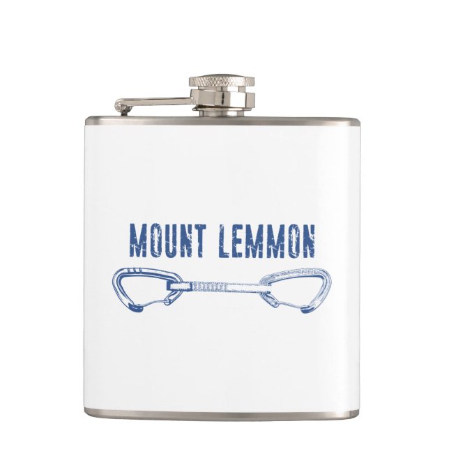 Mount Lemmon Climbing Quickdraw Flask (Front)