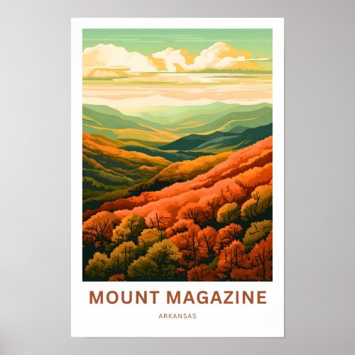 Mount Magazine Arkansas Travel Print