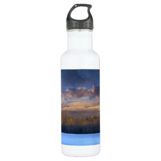 Mount Mansfield Sunset Vermont Water Bottle