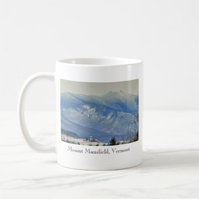 Mount Mansfield Vermont Mug (Left)