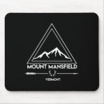 Mount Mansfield Vermont Snowboarding Skiing Resort Mouse Pad