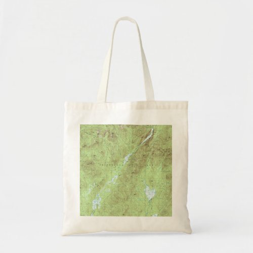 Mount Marcy Topographical Map _ Adirondack Park Tote Bag
