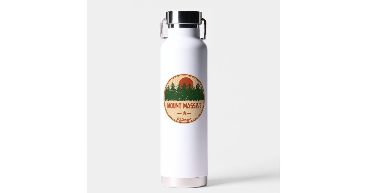 Mount Massive Wilderness Colorado Water Bottle Zazzle