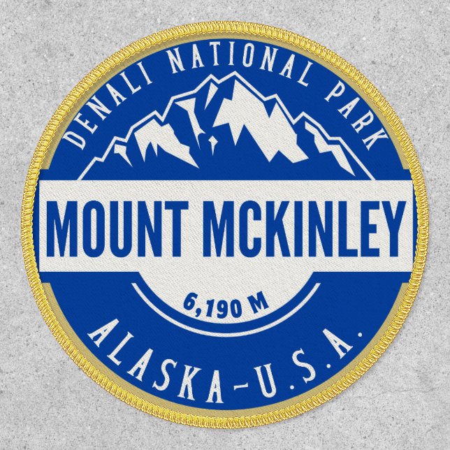 Mount Mckenley Denali National park  Patch (Front)