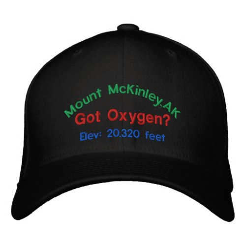 Mount McKinley Alaska Elevation Cap