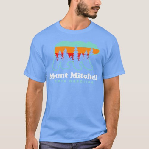 Mount Mitchell Hike North olina Black Mountain Ran T_Shirt