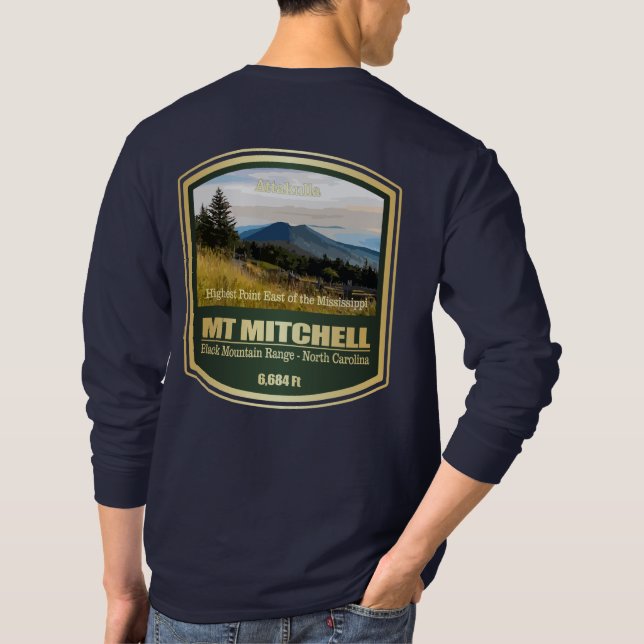 Mount Mitchell (PF) T-Shirt (Back)