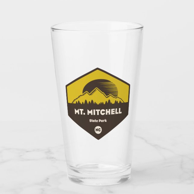 Mount Mitchell State Park Glass (Front)