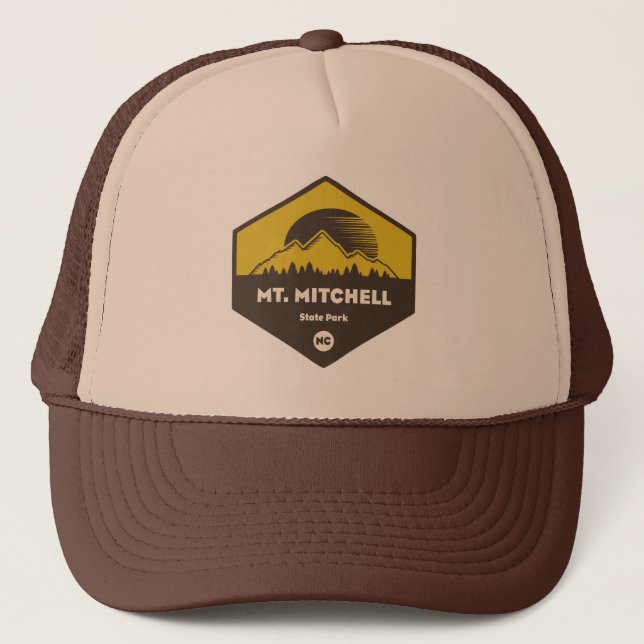 Mount Mitchell State Park Trucker Hat (Front)