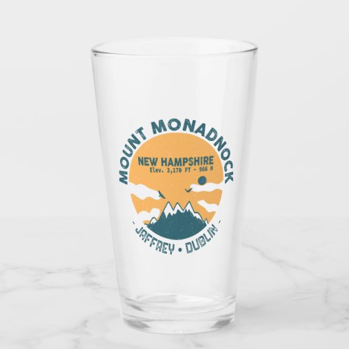 Mount Monadnock New Hampshire _ Retro Vintage Glass
