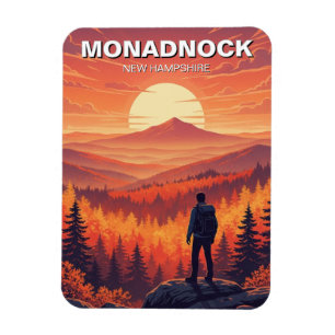 Mount Monadnock New Hampshire Travel Magnet