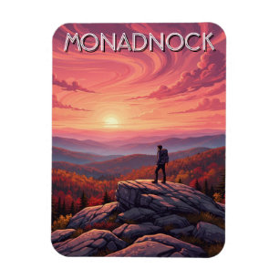 Mount Monadnock New Hampshire Travel Magnet
