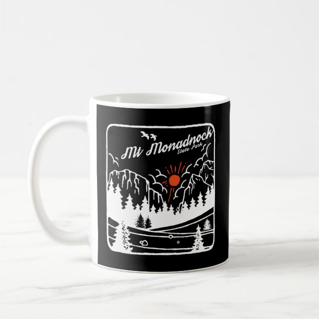 Mount Monadnock State Park New Hampshire Modern Nh Coffee Mug (Left)