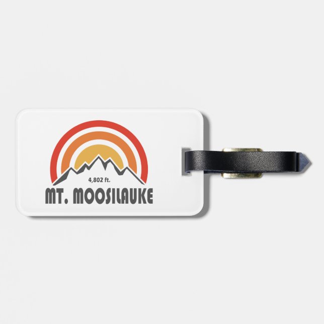 Mount Moosilauke Luggage Tag (Back Horizontal)