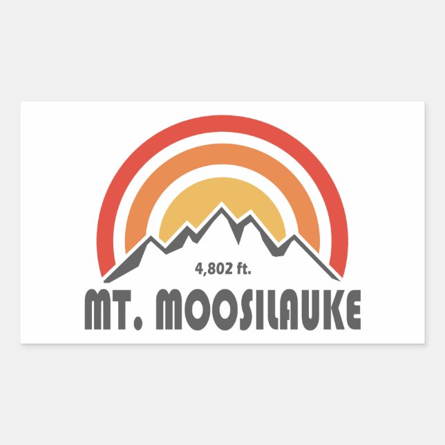 Mount Moosilauke Rectangular Sticker (Front)