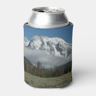 Mount Moran and Clouds at Grand Teton Can Cooler