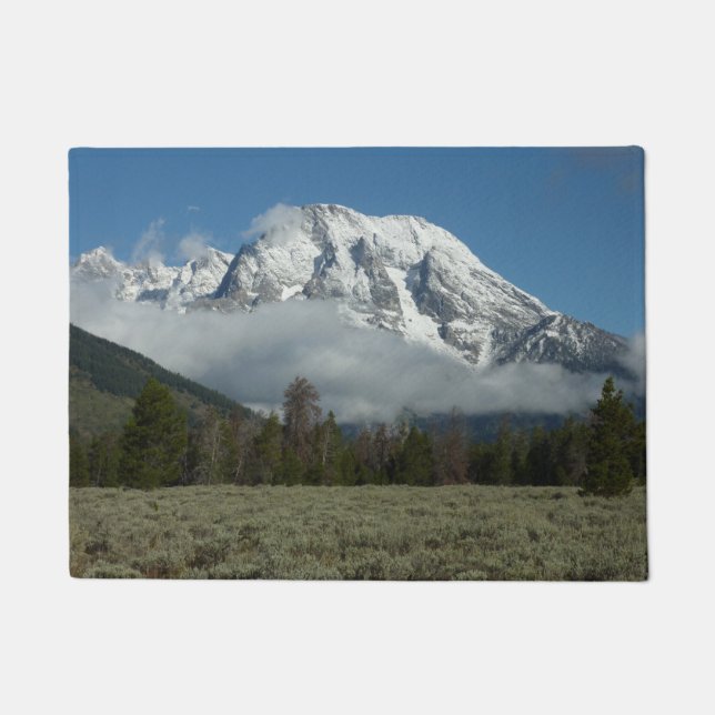 Mount Moran and Clouds at Grand Teton Doormat (Front)