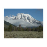 Mount Moran and Clouds at Grand Teton Postcard