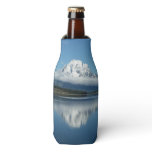 Mount Moran Reflection at Grand Teton Bottle Cooler