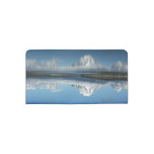 Mount Moran Reflection at Grand Teton Checkbook Cover (Back)
