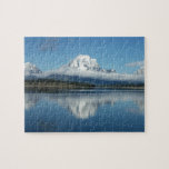 Mount Moran Reflection at Grand Teton Jigsaw Puzzle