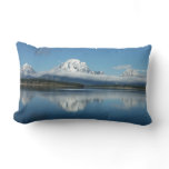 Mount Moran Reflection at Grand Teton Lumbar Pillow
