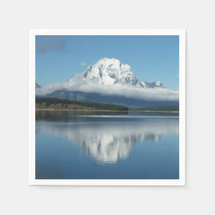 Mount Moran Reflection at Grand Teton Napkins