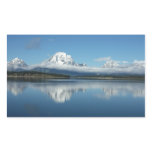 Mount Moran Reflection at Grand Teton Rectangular Sticker
