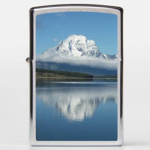 Mount Moran Reflection at Grand Teton Zippo Lighter