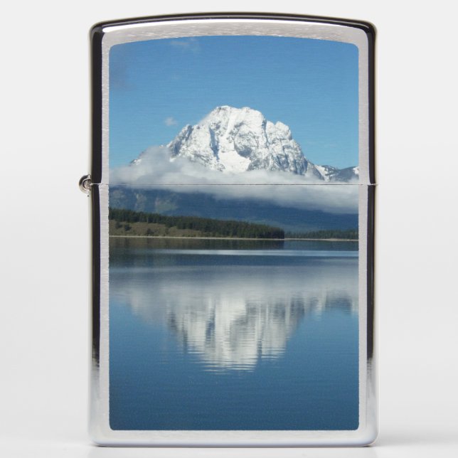 Mount Moran Reflection at Grand Teton Zippo Lighter (Front)