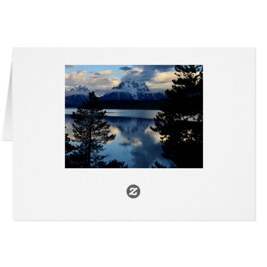 Mount Moran Reflection Cards (Back Horizontal)