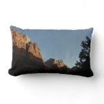 Mount Moroni and Jacob's Peak at Zion Lumbar Pillow
