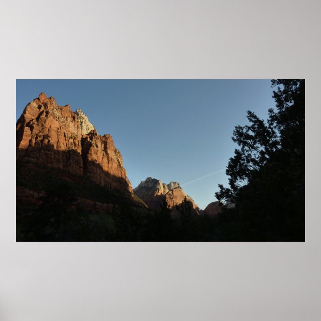 Mount Moroni and Jacob's Peak at Zion Poster (Front)