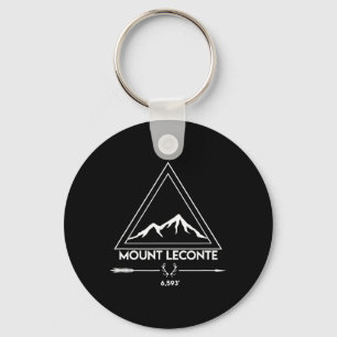Mount Mt Leconte Smoky Mountains Tennessee Hiking Keychain