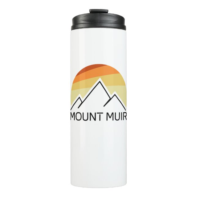 Mount Muir California Retro Thermal Tumbler (Front)