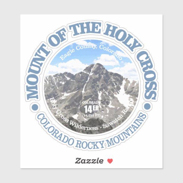 Mount Of The Holy Cross Sticker (Sheet)