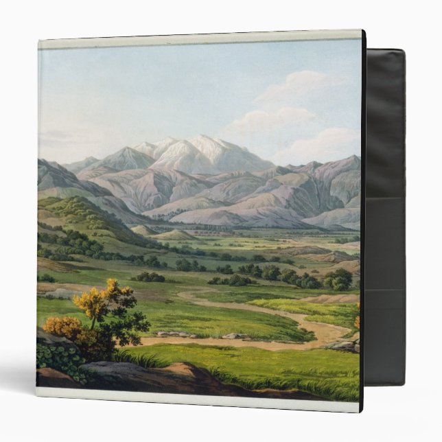 Mount Olympus, as seen between Larissa and Baba, p 3 Ring Binder (Front/Inside)