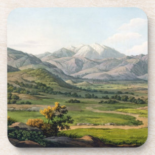 Mount Olympus, as seen between Larissa and Baba, p Drink Coaster