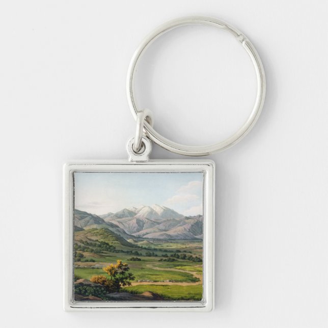 Mount Olympus, as seen between Larissa and Baba, p Keychain (Front)
