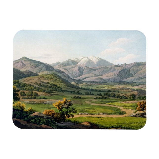 Mount Olympus, as seen between Larissa and Baba, p Magnet (Horizontal)