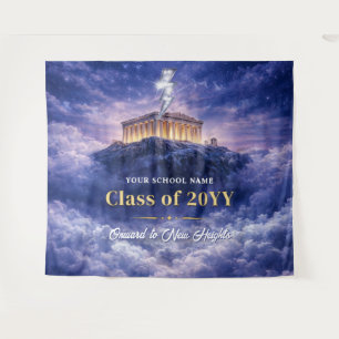 Mount Olympus Class Graduation Banner, Custom Prom Tapestry