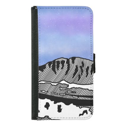 Mount Olympus Greece Illustration Wallet Phone Case For Samsung Galaxy S5