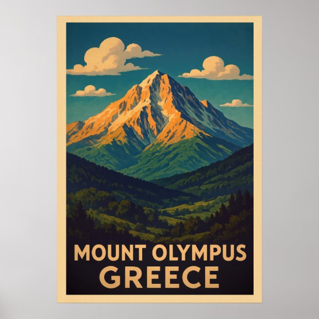 Mount Olympus Greece V01 Poster (Front)