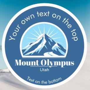 Mount Olympus Utah ski hiking Sticker