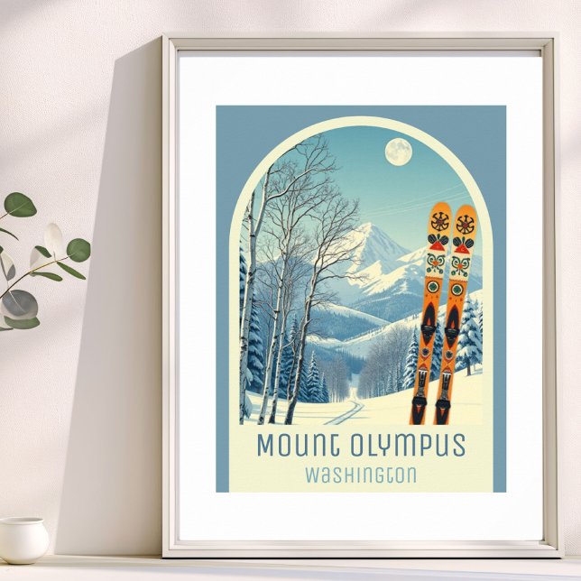 Mount Olympus Washington ski resort  Poster (Creator Uploaded)