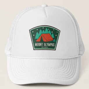 Mount Olympus Wilderness Utah Camping Trucker Hat