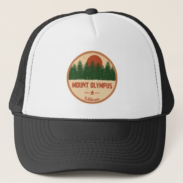 Mount Olympus Wilderness Utah Trucker Hat (Front)